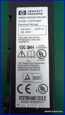 HP E7676-63001 16A 100-240V Power Distribution Unit (10 Outlets)