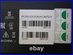 HP G2 P9Q64A 18x C13 12x C19 3 Phase 22kVA 32A 230V 0U Rack PDU 866817-034