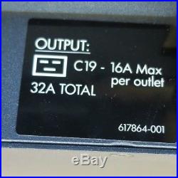 HP Intelligent Modular 6xC19 PDU Extension Bar Control 32A 572206-001 AF525A