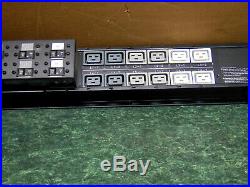 HP S348 Metered Rack Mount PDU AF916A 0U 208VAC 48A 3Ø 12 x C-19 with Mounts