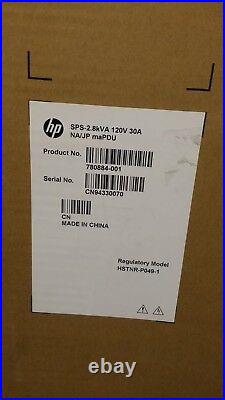 HP SPS 2.8kVA 120V 30A NA/JP maPDU PDU Power Distribution Unit 780884-001