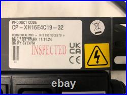 Horizontal PDU 16xC13 4xC19 Sockets 32Amp Plug Lot of 3