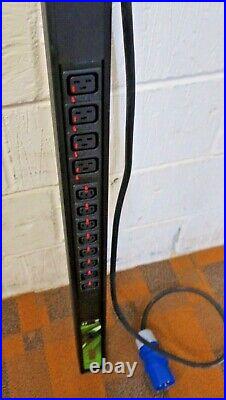 IPower 109-06 Slave Metered Switched Rack PDU 32A 230V 16 x C13 8 x C19 ZeroU