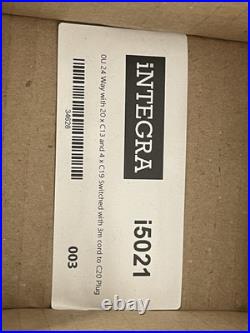 Integra i5021 Switched PDU 24-Way (20x C13, 4x C19) 3m C20 Plug New