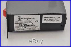 Interpower 852Q2L18 Rack Accessory Power Strip WithPower Cord 125-240VAC 16A