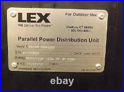 LEX Power Parallel Distribution Unit 100 amp 3 Phase DB100-TRN1002