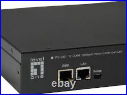 Level One LevelOne IPS-1201E 12-Outlet Intelligent Power Distribution Unit 12