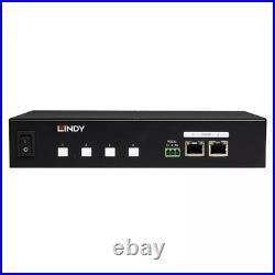 Lindy 32622 power distribution unit (PDU) 4 AC outlet(s) 1U Black