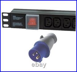 Lms Data 12 Way Iec-13 Horizontal Power Distribution Unit PDU 16a Commando Plug