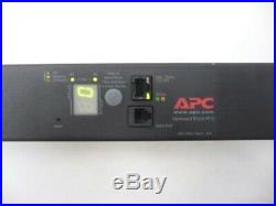 Lot of 2 APC AP7832 Rack PDU Metered Zero U 30A 120V (24) 5-20R L5-30