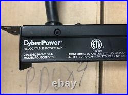 Lot of 5 CyberPower Distribution Unit CRYPTO MINING 24amp 230v 8 Outlet PDU