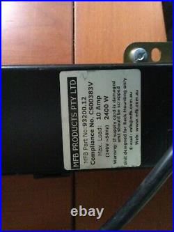 MFB 18 Outlets 10 Amp 2400W Power Board MFB Part No 93200.12 CS00383V