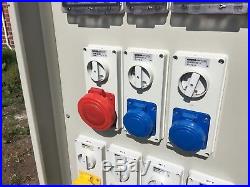 Mains Power Distribution Box. Stage, Site, Electrical & Event Panel Board