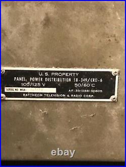 Marconi R1155 Receiver WW11 RAF Wireless, Amplifier, Power Unit And Distribution