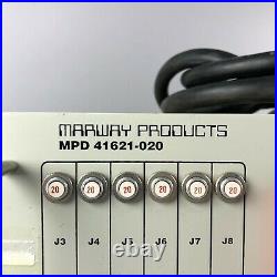 Marway MPD 41621-020 Power Distribution Unit 120/208 VAC, 3Ø, 30A/Ø, 50-60 Hz