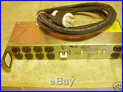 Marway Products Mpd125 Single Phase Power Distribution Unit 120vac 24amp 50-60hz