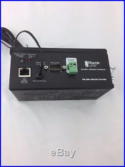 Middle Atlantic RLNK-SW215-NS PDU 15A Inline Power Switch, 2 Outlet Surge Protec