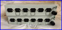 Military Spec Rack Mount PDU 6x IEC C13 Rugged Waterproof Relay Unit x2