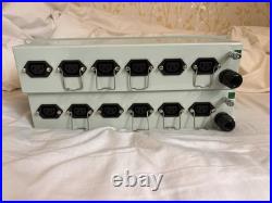 Military Spec Rack Mount PDU 6x IEC C13 Rugged Waterproof Relay Unit x2