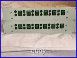 Military Spec Rack Mount PDU 6x IEC C13 Rugged Waterproof Relay Unit x2