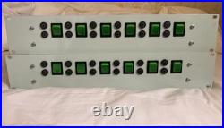 Military Spec Rack Mount PDU 6x IEC C13 Rugged Waterproof Relay Unit x2