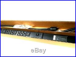 NEW APC AP8841 240v 1 phase 30A PDU 0U Managed Metered L6-30 42x outlet