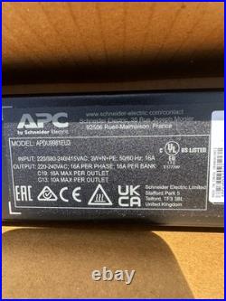 NEW APC APDU9981EU3 Switched Rack 9000 Series PDU 230V 21x C13 3 x C19 16A ZeroU NEW APC APDU9981EU3 Switched Rack 9000 Series PDU 230V 21x C13 3 x C19 16A ZeroU
