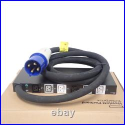 NEW HPE G2 P9Q60A 6xC19 3Ph 17.3kVA 48A 240V 1U Power Distribution Unit PDU