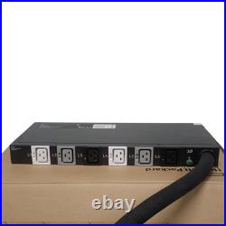 NEW HPE G2 P9Q60A 6xC19 3Ph 17.3kVA 48A 240V 1U Power Distribution Unit PDU