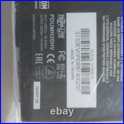 NEW Tripp-Lite PDUMH20HV Single Phase Metered PDU 16/20A 208/230V Power Strip