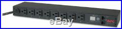 New in Box APC AP7800 Rack PDU Metered 1U, 15A 100/120V Power Distribution Strip