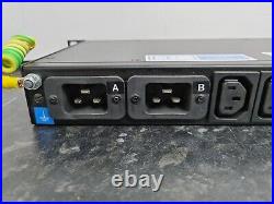 OLSON ATS/16 10 Way 19? 1U C13 Automatic Transfer Switch x IEC 60320 C20 Inlet