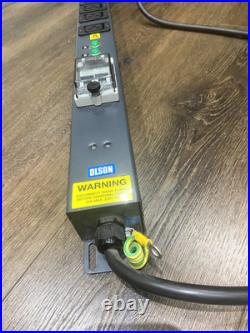 OLSON PDU 16x 10A IEC 60320 C13 / 6x 16A IEC 60320 C19 Circuit Breaker 32A Plug