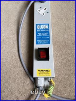 Olson 12 WAY 13A SOCKETS RF FILTERED SURGE PROTECTED ILLUMINATED MAIN SWITCH PDU