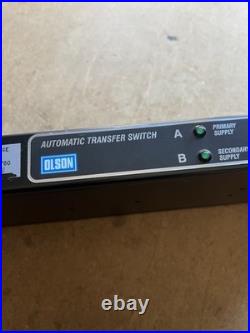 Olson Automatic Transfer Switch With Rack Ears