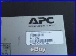 PAIR OF APC AP7902 & AP7901 Switched Rack PDU Surge Protector