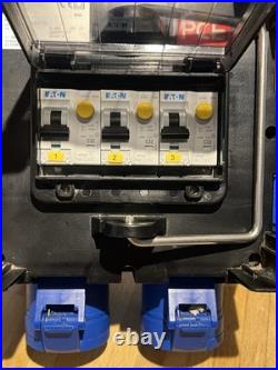 PCE IMST Power Distribution Box 32A 415V Three Phase Event Distro IP44 RCBO