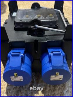 PCE IMST Power Distribution Box 32A 415V Three Phase Event Distro IP44 RCBO