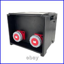 PCE MERZ A807 Power Distribution Box 125Amp 400V 3 Phase IP44 Distro 63A MCBs