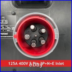 PCE MERZ A807 Power Distribution Box 125Amp 400V 3 Phase IP44 Distro 63A MCBs