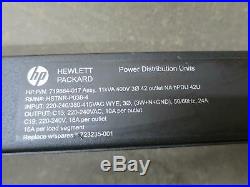 PDU High Voltage HP 719884-017 11kVA 400V 42x Out, INPUT 220/240/380-415VAC