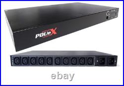 PDU eXpert PDUeX-ATS-16A-10N1 ATS PDU 16A Rack Mount 10x C13 Dual C20