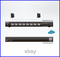 PE6208G Aten 1U PDU 16A C13x7 C19x1 PDU Metered Free Eco PDU Manager Software