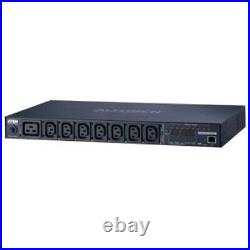 PE6208G Aten 1U PDU 16A C13x7 C19x1 PDU Metered Free Eco PDU Manager Software