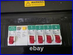 PHLTD Power Distribution Box 32Amp to 4x16Amp 230V Single Phase IP65 Distro RCBO