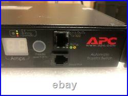 PRISTINE APC AP7750A Automatic Transfer Switch 10 Outlet 120V 12A 50/60Hz 12 Amp