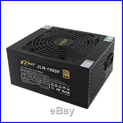 PSU JLN 1600F Power Supply 240V Gold ETH Miner Modular PSU 1600W with 12 PCI-E