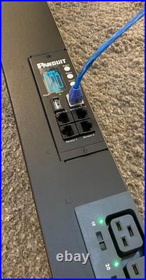 Panduit P36E09M 3 Phase 415V Switched Monitored Rack PDU with 12m RTB Warranty