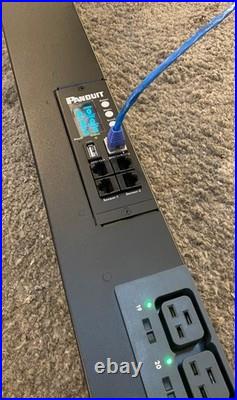 Panduit P36E09M 3 Phase 415V Switched Monitored Rack PDU with 12m RTB Warranty