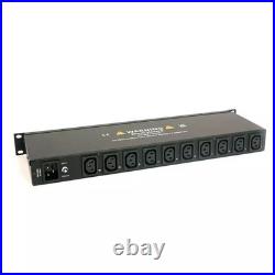 Penn E 1U Type G 13A 10-Channel Power Distribution Unit (UK)